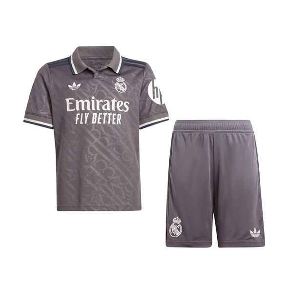 Camiseta Real Madrid 3ª Niño 2024-2025 Gris